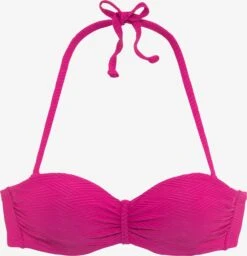 Sunseeker Bandeau-bikinitoppe Bandeau Bikinioverdel Kvinder Pink