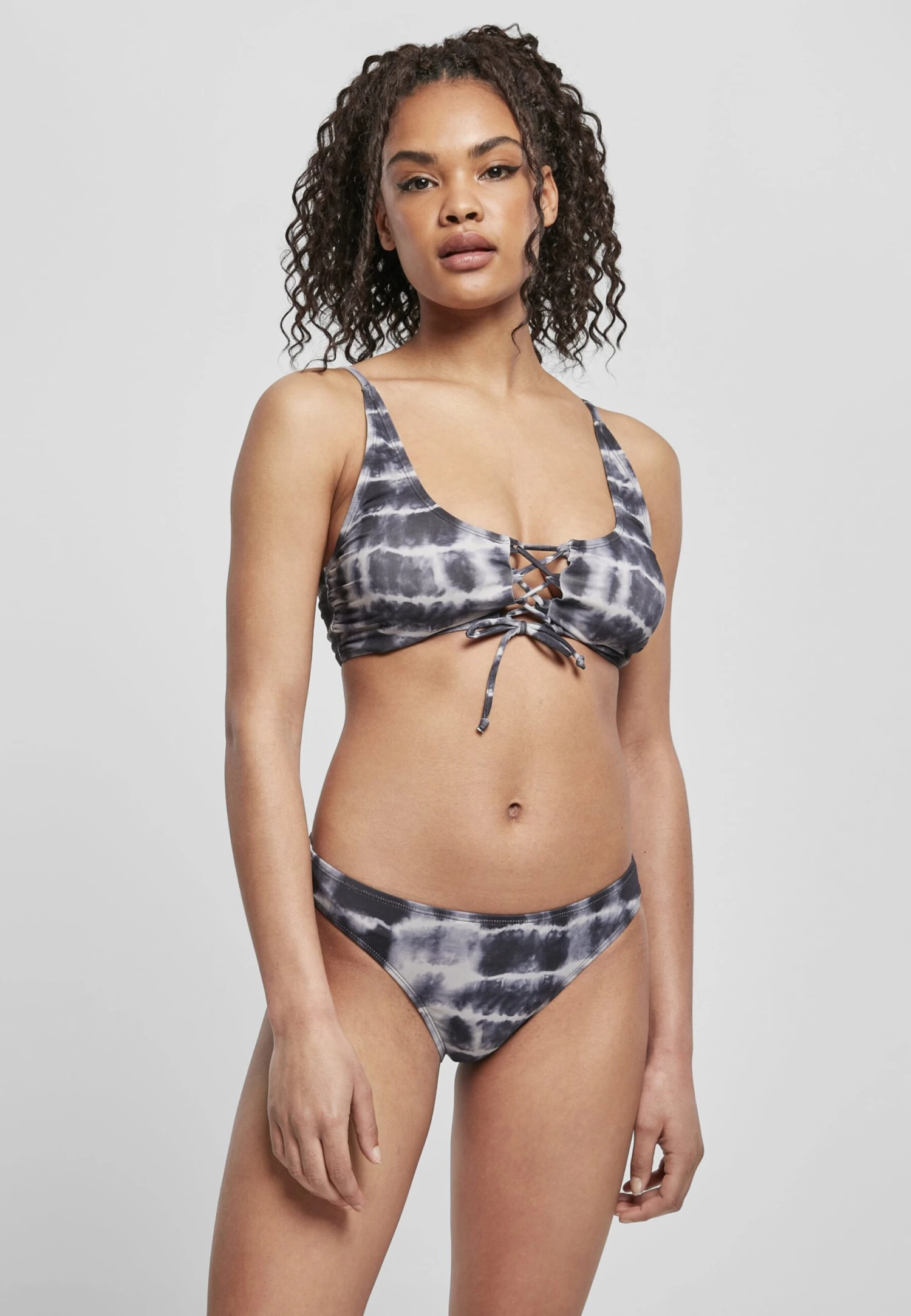 URBAN CLASSICS Store Skåle Bustier Bikini Kvinder Sort - Billede 4