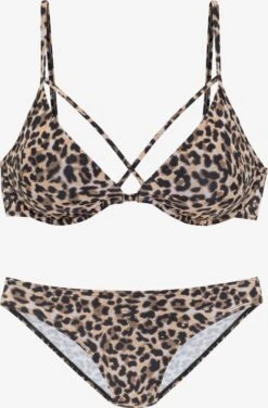 Bruno Banani Store Skåle Bikini Kvinder Brun