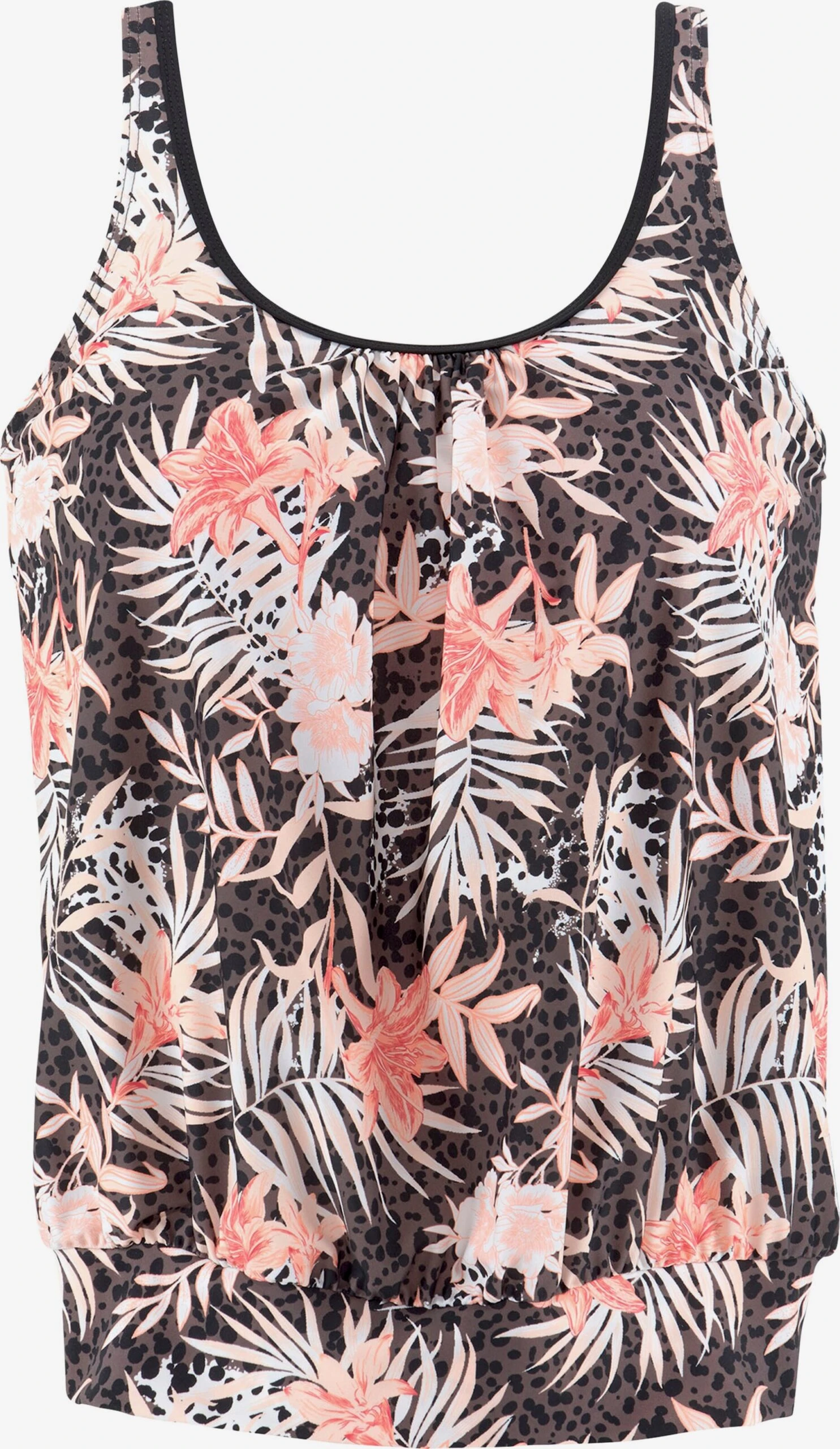 Buffalo Tankinier T-shirt-BH Tankini-overdel Kvinder Blandingsfarvet