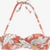 Sunseeker Balconette-bikinitoppe Balconette Bikinioverdel Kvinder Lyseorange / Mørkeorange