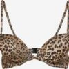 Hunkemöller Bøjle-bikinitoppe T-shirt-BH Bikinioverdel Kvinder Lysebrun