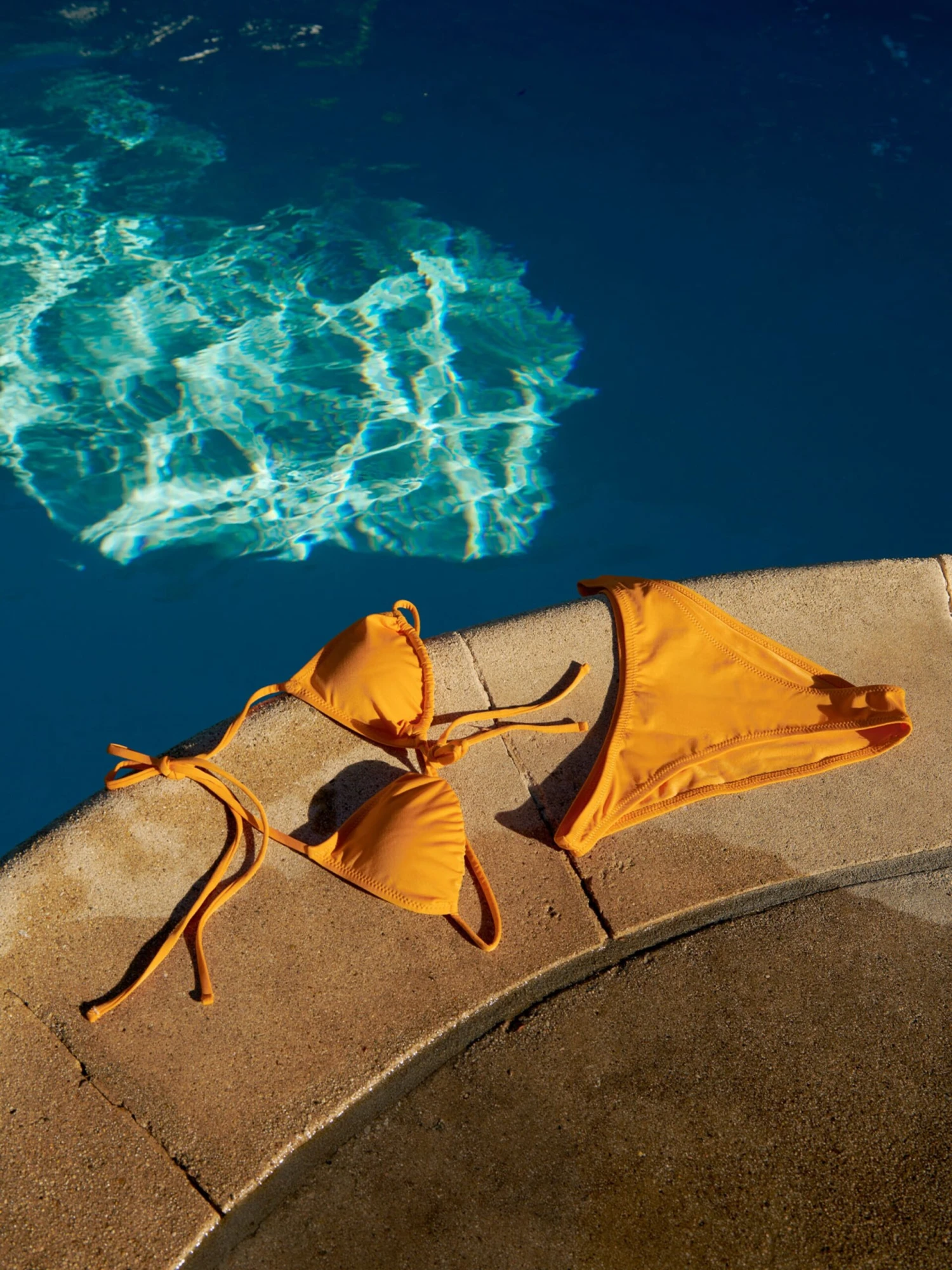 Trekants-bikinier Triangel Bikini Lani Kvinder Orange - Billede 2