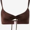 Hunkemöller Bikini-overdele T-shirt-BH Bikinioverdel Cleo Kvinder Mørkebrun