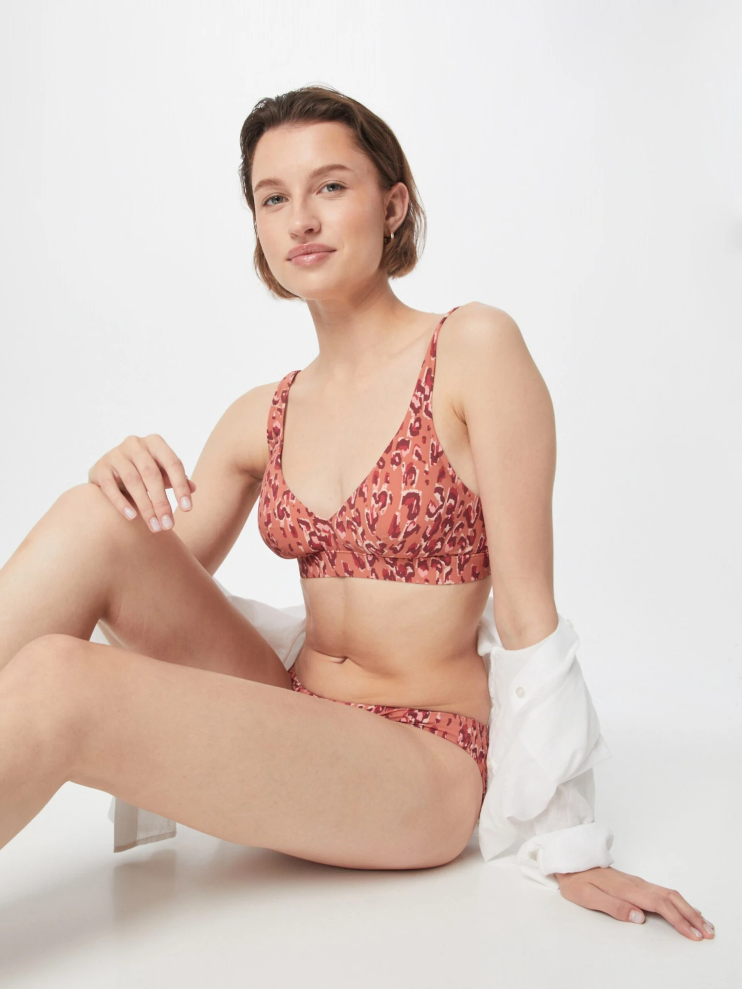 Chantelle Bustier-bikinitoppe Bustier Bikinioverdel Kvinder Orange - Billede 4