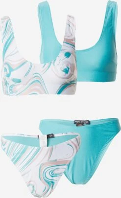 NASTY GAL Bustier-bikinier Bustier Bikini Kvinder Hvid