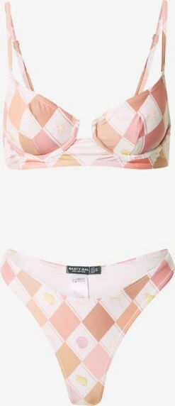 NASTY GAL Bustier-bikinier Bustier Bikini Kvinder Abrikos