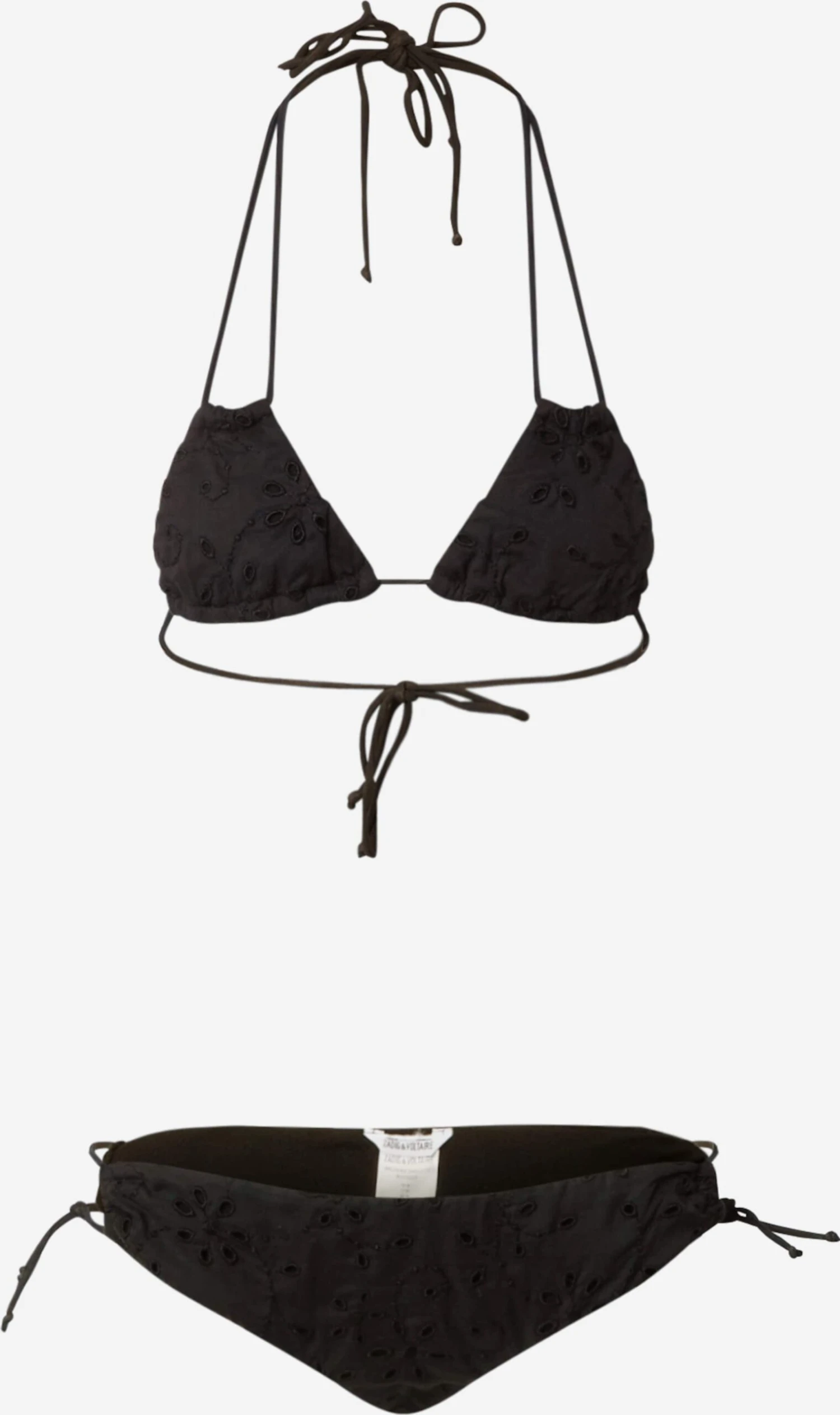 Zadig & Voltaire Trekants-bikinier Regular Bikini Kvinder Sort