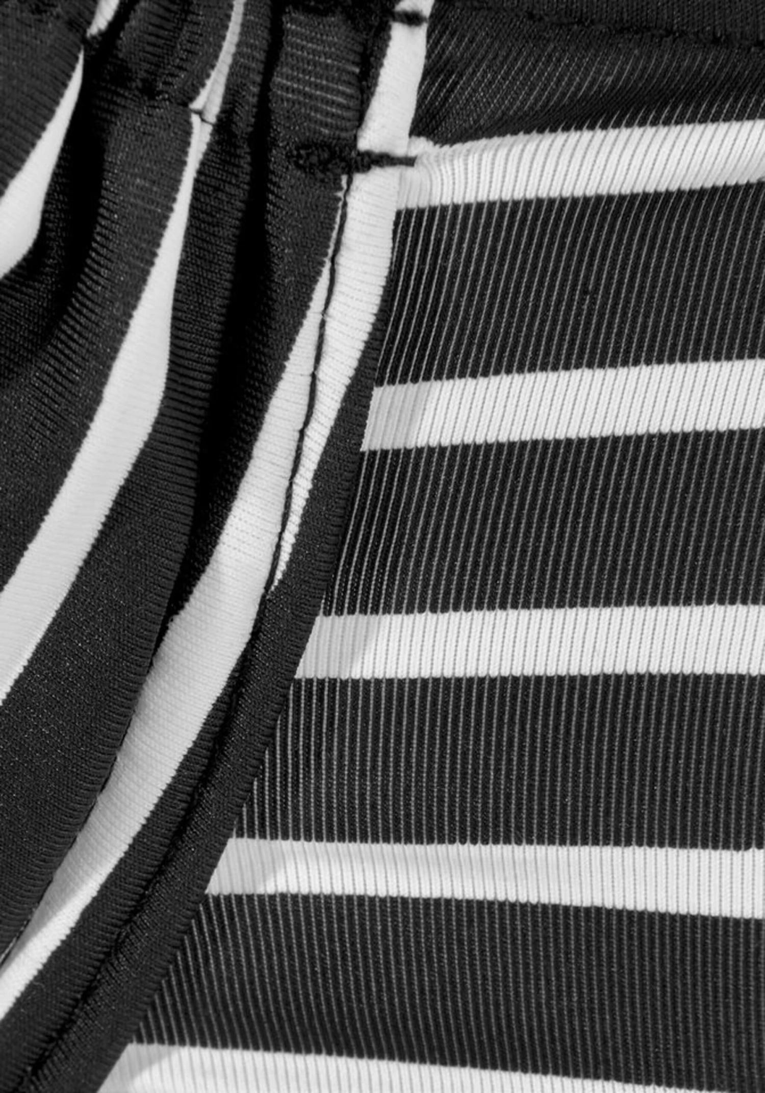 S.Oliver Push-up-bikinitoppe Push-up Bikinioverdel Kvinder Sort / Hvid - Billede 3