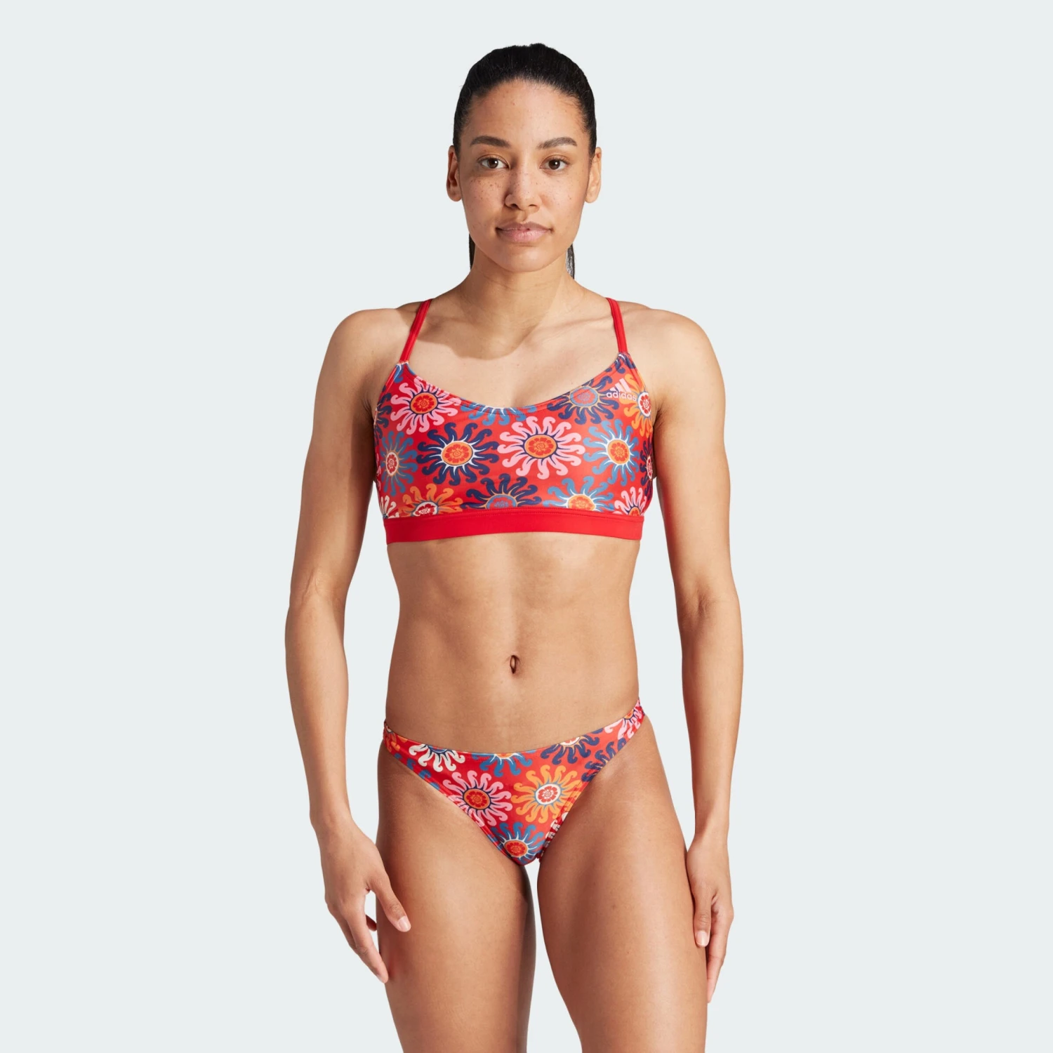Adidas Sportswear Store Skåle Bustier Sportsbikini Kvinder Rød - Billede 3