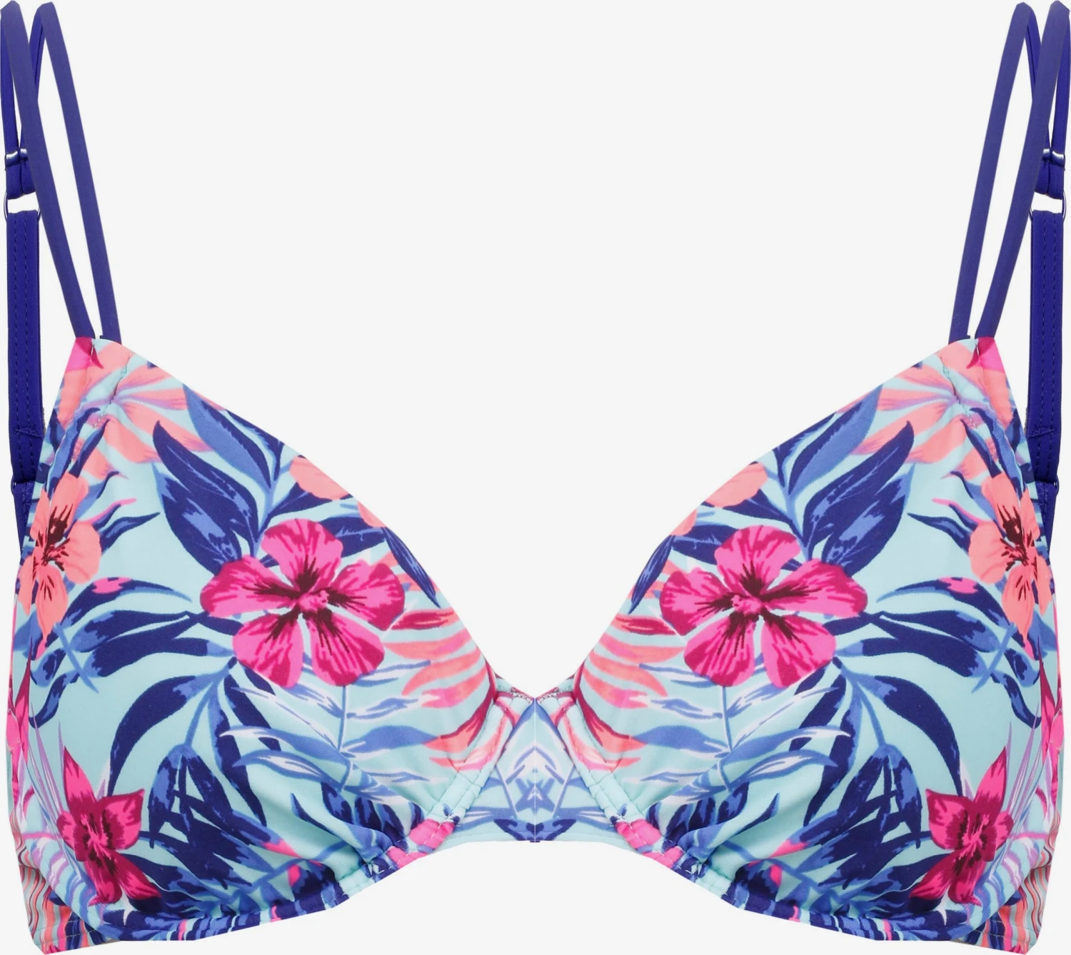 VENICE BEACH Bøjle-bikinitoppe Push-up Bikinioverdel Kvinder Blandingsfarvet