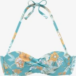Sunseeker Balconette-bikinitoppe Balconette Bikinioverdel Kvinder Blå